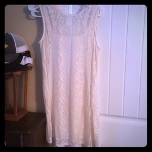 Ivory lace dress